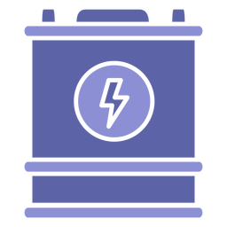 Projeto da silhueta do tanque de energia Desenho PNG