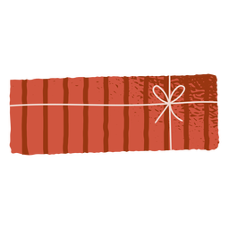 Rectangular gift box illustration PNG Design