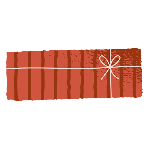 Ilustración de caja de regalo rectangular Diseño PNG