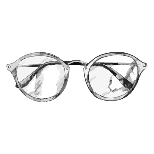 Download Rounded glasses sketch design - Transparent PNG & SVG ...