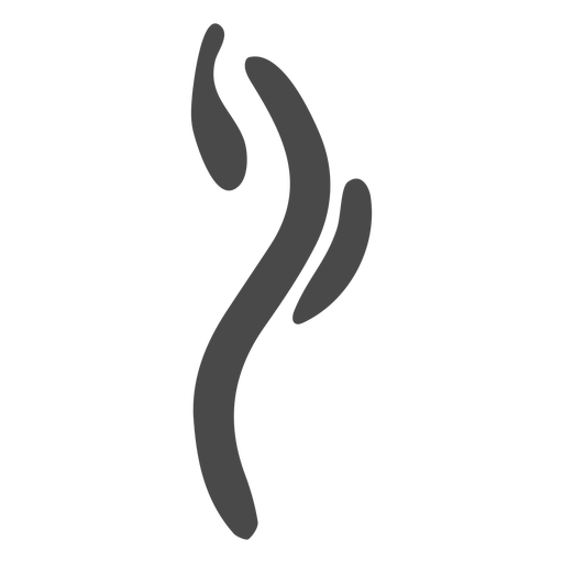 Silhouette Rauch Symbol PNG-Design