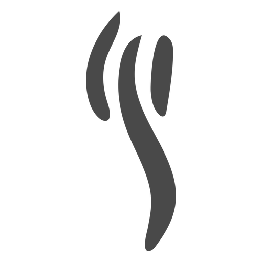 Rauchen Silhouette Symbol PNG-Design