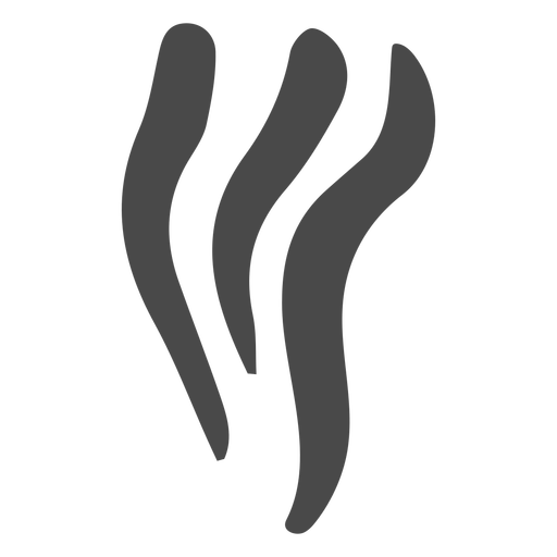 Rauchstränge Symbolschattenbild PNG-Design