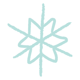 Ilustración de copo de nieve copo de nieve Diseño PNG