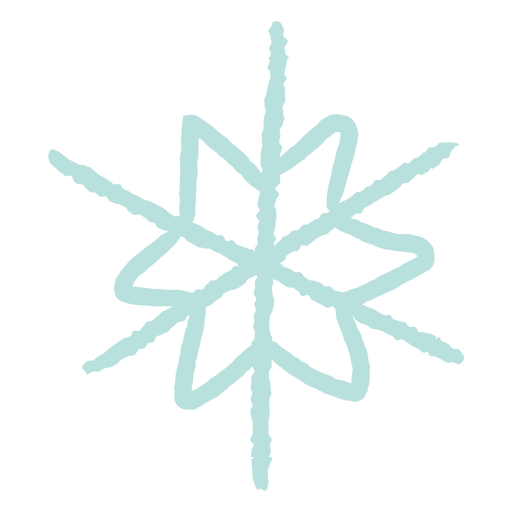 Snowflake illustration snowflake PNG Design