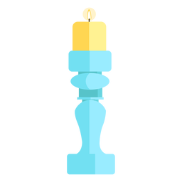 Tall candelabra flat PNG Design