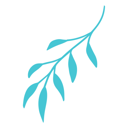 Tree branch leaves PNG Design