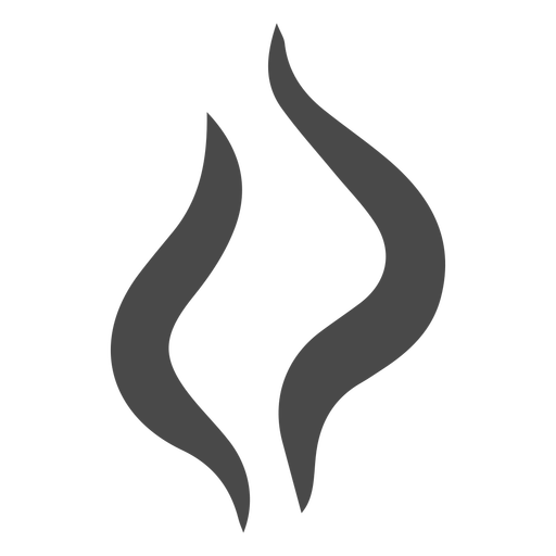Ícone de dois fios de fumaça Desenho PNG