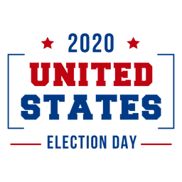 United states election day quote PNG Design