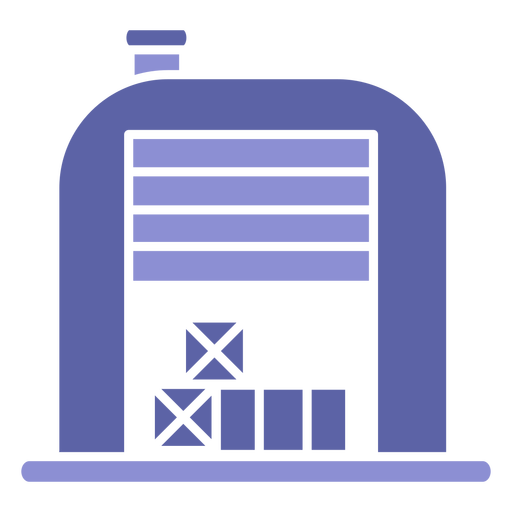 Ícone de caixa de armazém Desenho PNG