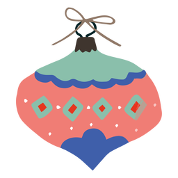 Enfeite largo enfeite de natal Desenho PNG