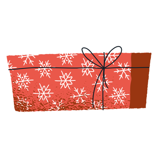 Winter envelope gift package - Transparent PNG & SVG vector file