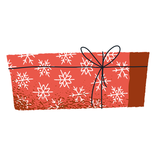Winter envelope gift package PNG Design