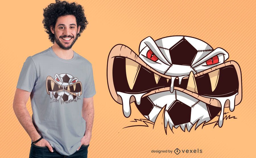 Diseño de camiseta de fútbol loco Diseño de camiseta de fútbol loco