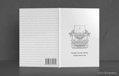 Diseño de portada de libro de escritor
