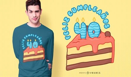 Feliz cumpleaños t-shirt design