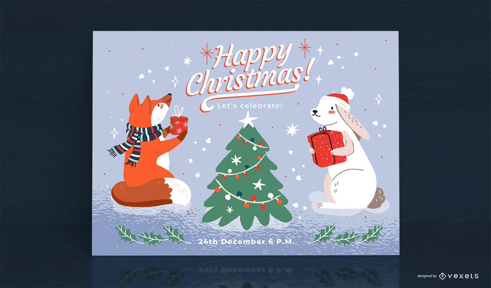 Vorlagendesign f?r Weihnachtskarten