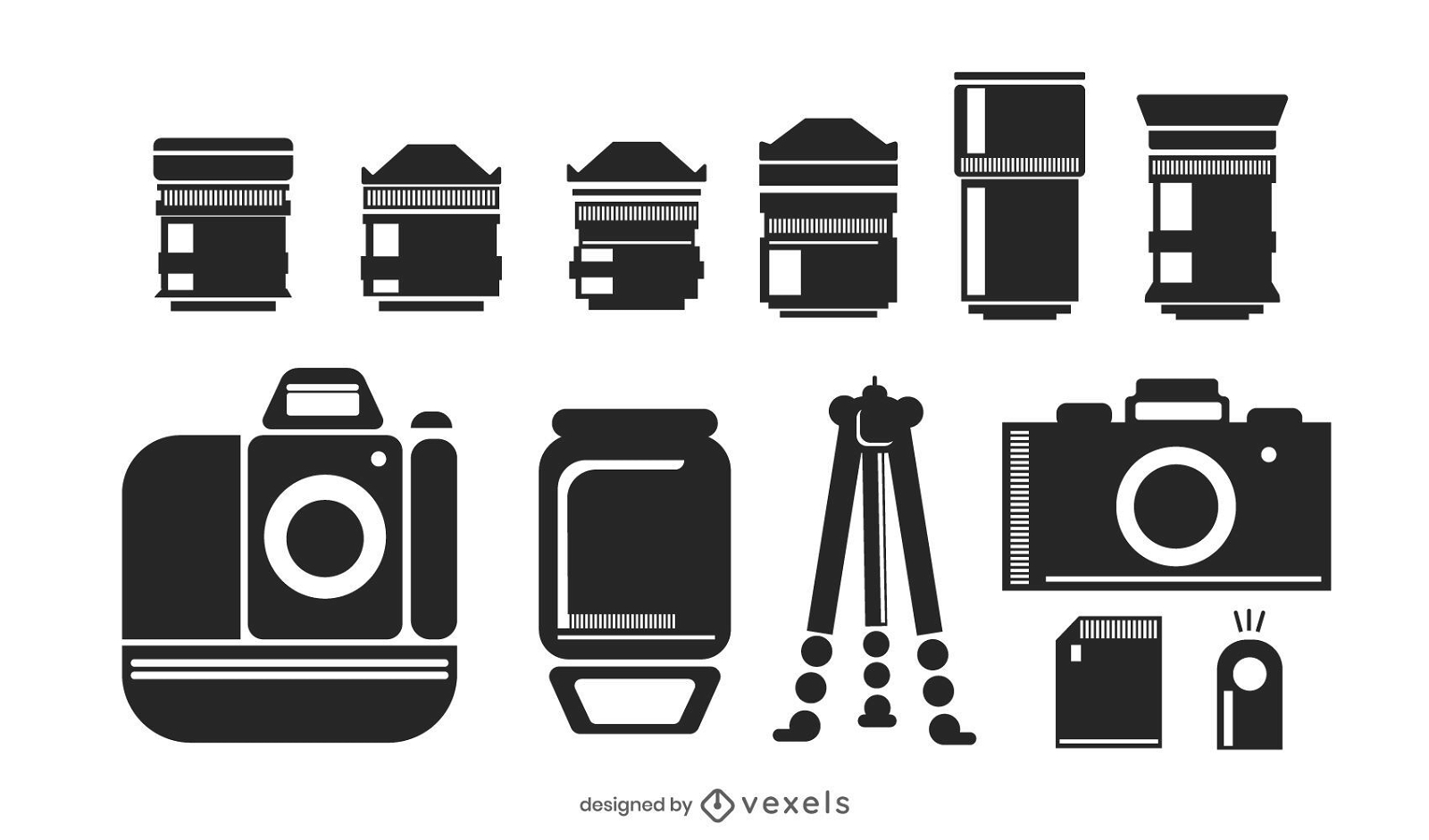 Camera Elements Silhouette Pack