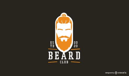 Long beard logo template Long beard logo template