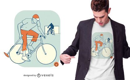 Bike polo t-shirt design Bike polo t-shirt design