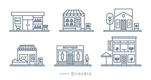 Store stroke set design