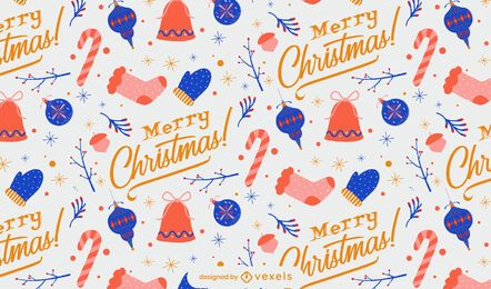 Merry christmas winter pattern design Merry christmas winter pattern design