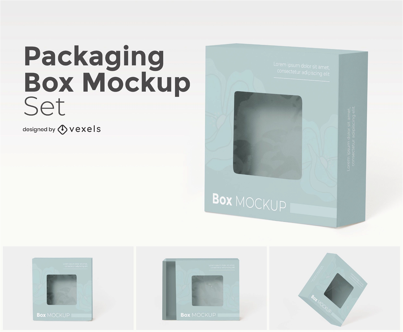 Mockup-Set für Verpackungsboxen