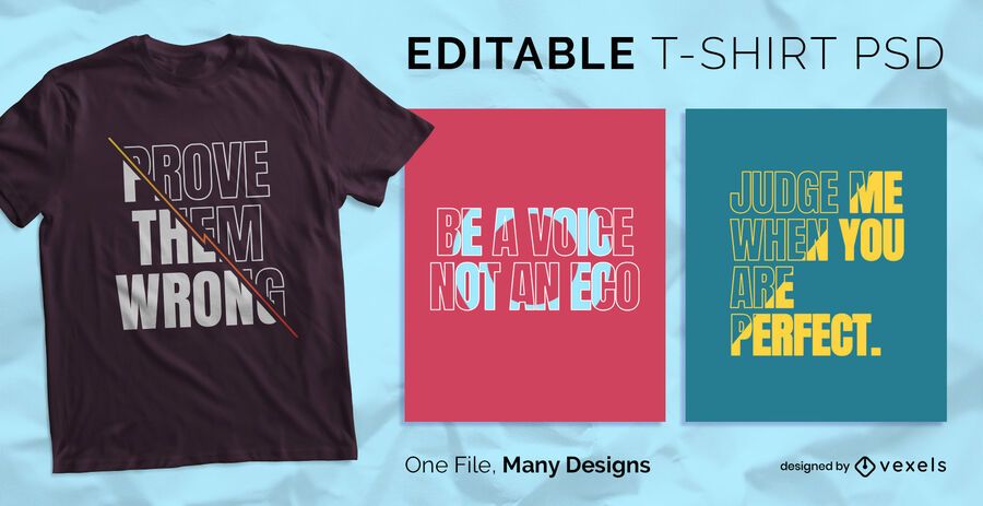 Preencher texto t-shirt escalável PSD Preencher texto t-shirt escalável PSD