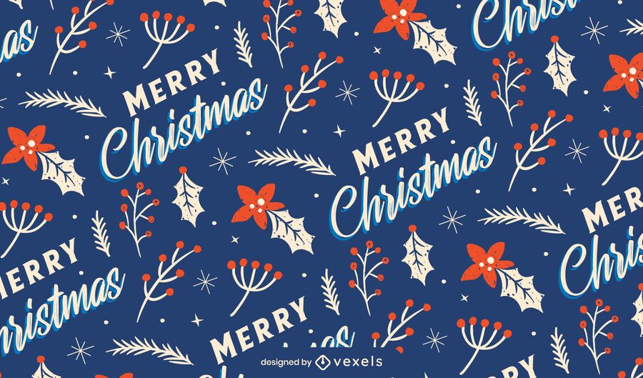 Diseño de patrón de feliz navidad Diseño de patrón de feliz navidad