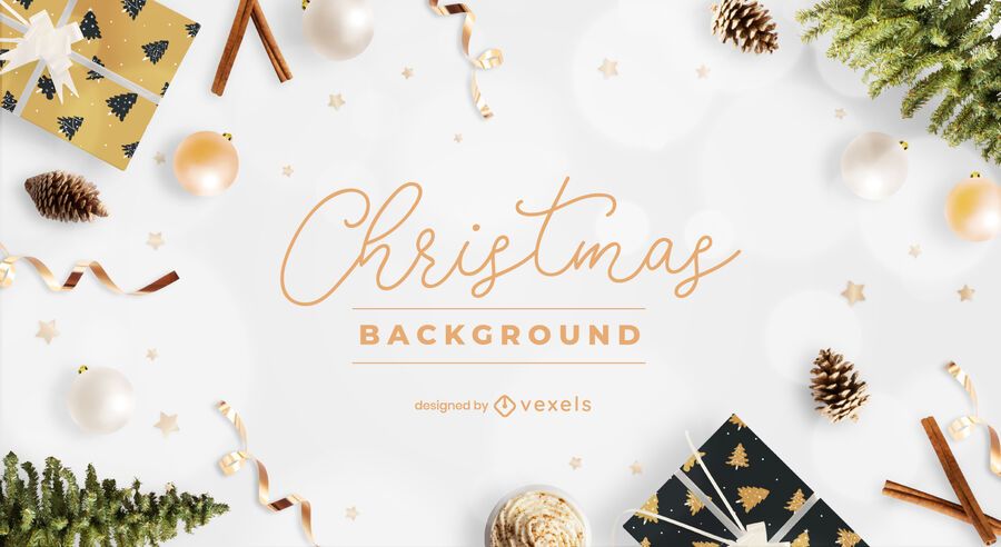 Christmas Festive Background Design Christmas Festive Background Design