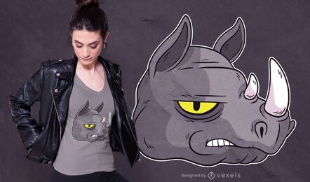 Bad Black Rhino T-shirt Design Bad Black Rhino T-shirt Design