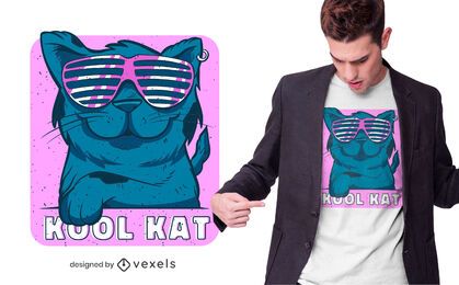 Design de camisetas Kool Kat