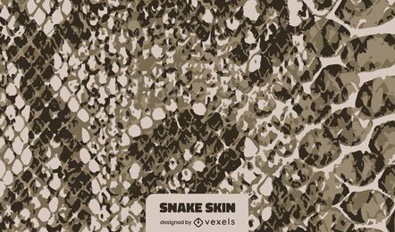 Textura de piel de serpiente en tono tierra