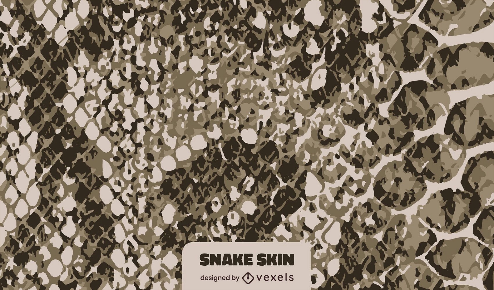 Earth-tone Snake Skin Texture