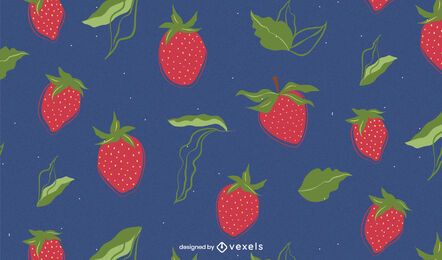 Strawberry pattern design