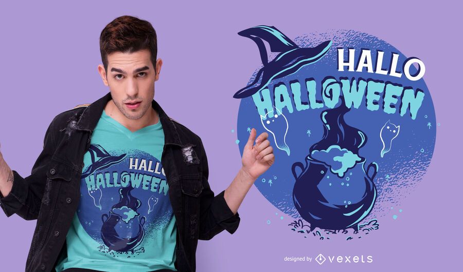 Hallo halloween t-shirt design Hallo halloween t-shirt design