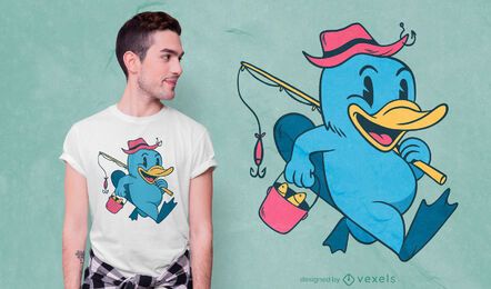 Design de t-shirt Platypus Fisher Design de t-shirt Platypus Fisher