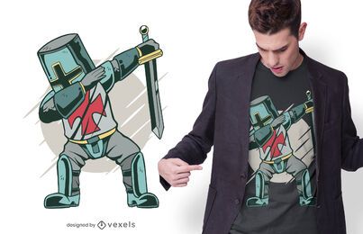 Knight dabbing t-shirt design Knight dabbing t-shirt design