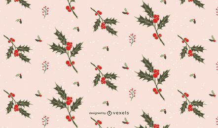 Mistletoe christmas pattern design Mistletoe christmas pattern design