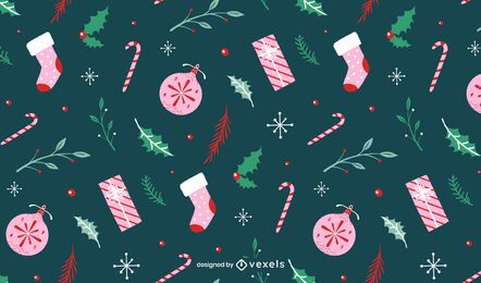 Projeto de padrão de férias de Natal