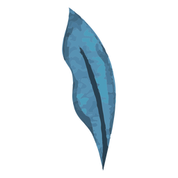 Hoja De Acuarela Azul Descargar Png Svg Transparente