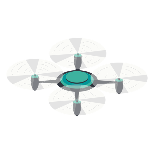 Kreisförmige Drohnenillustration PNG-Design
