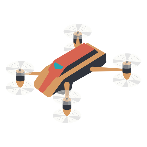 Compact drone illustration PNG Design