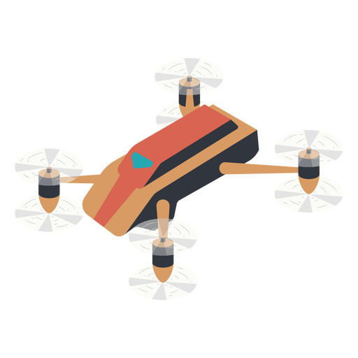 Ilustraci?n de drone compacto Diseño PNG