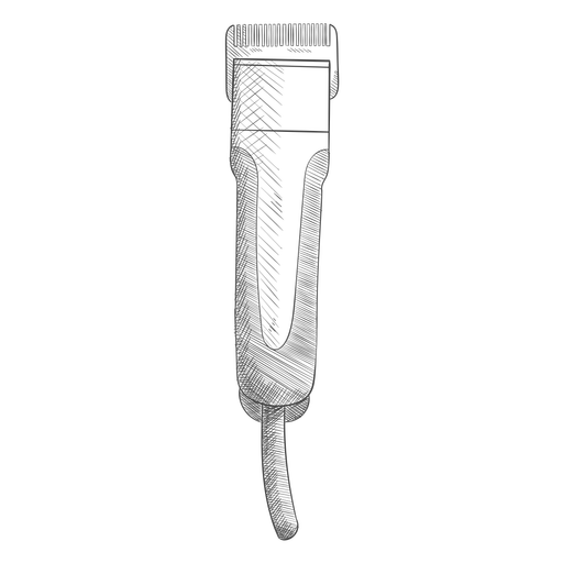 Electric shaver hand drawn PNG Design