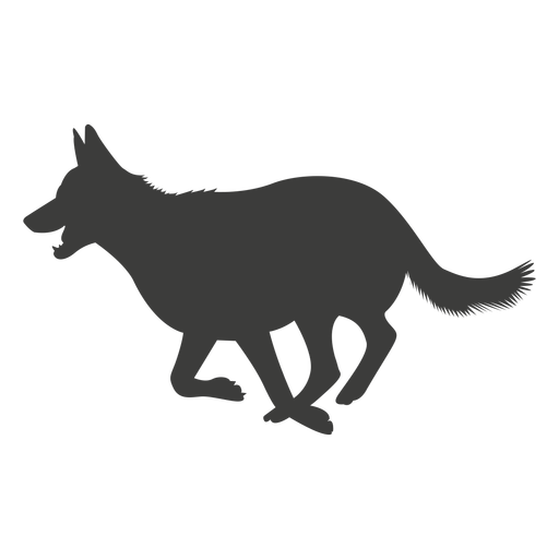 Download German Shepherd Running Silhouette Transparent Png Svg Vector File
