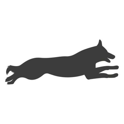 German Shepherd Sprinting Silhouette Transparent Png Svg Vector File