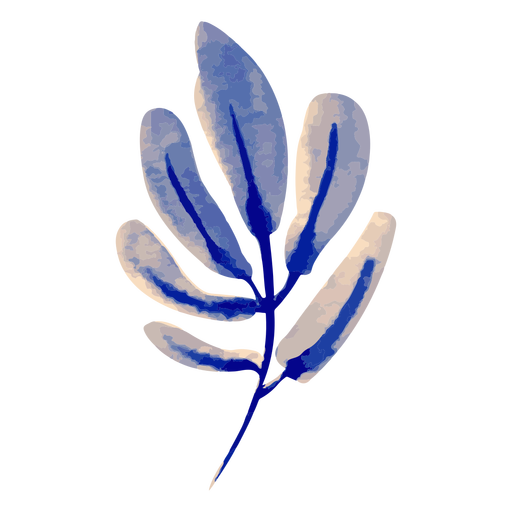 Blätter Zweig Aquarell PNG-Design