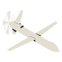 Military drone illustration PNG Design