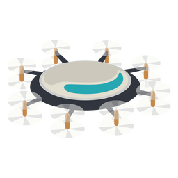 Ilustração do drone Octacoper Desenho PNG